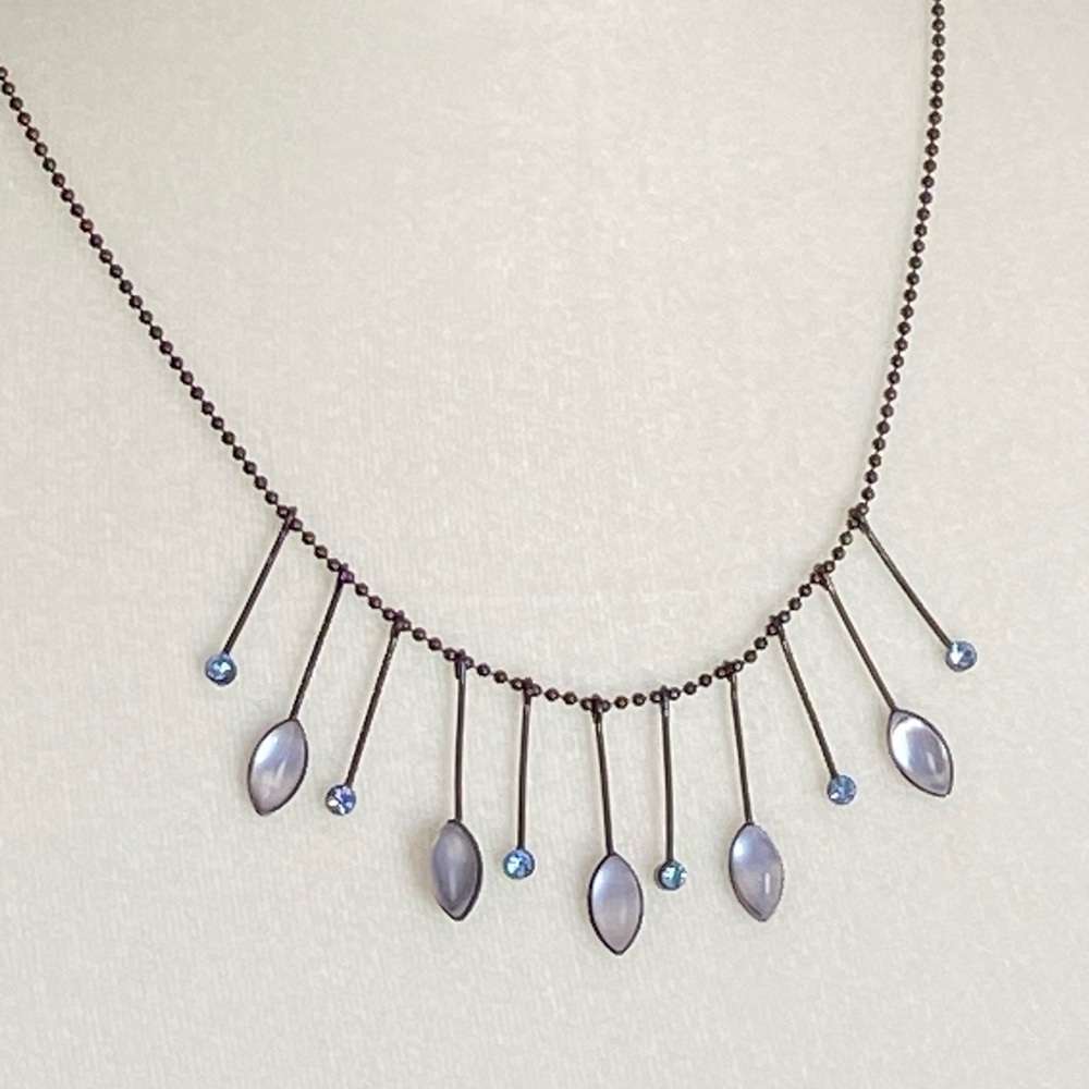 Express Boho Hanging Moonstone Pendant Necklace